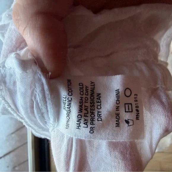 Anthropogie for Flowers by Tracy Reese White Ruffle Blouse Romantic Feminine Top - Picture 5 of 7